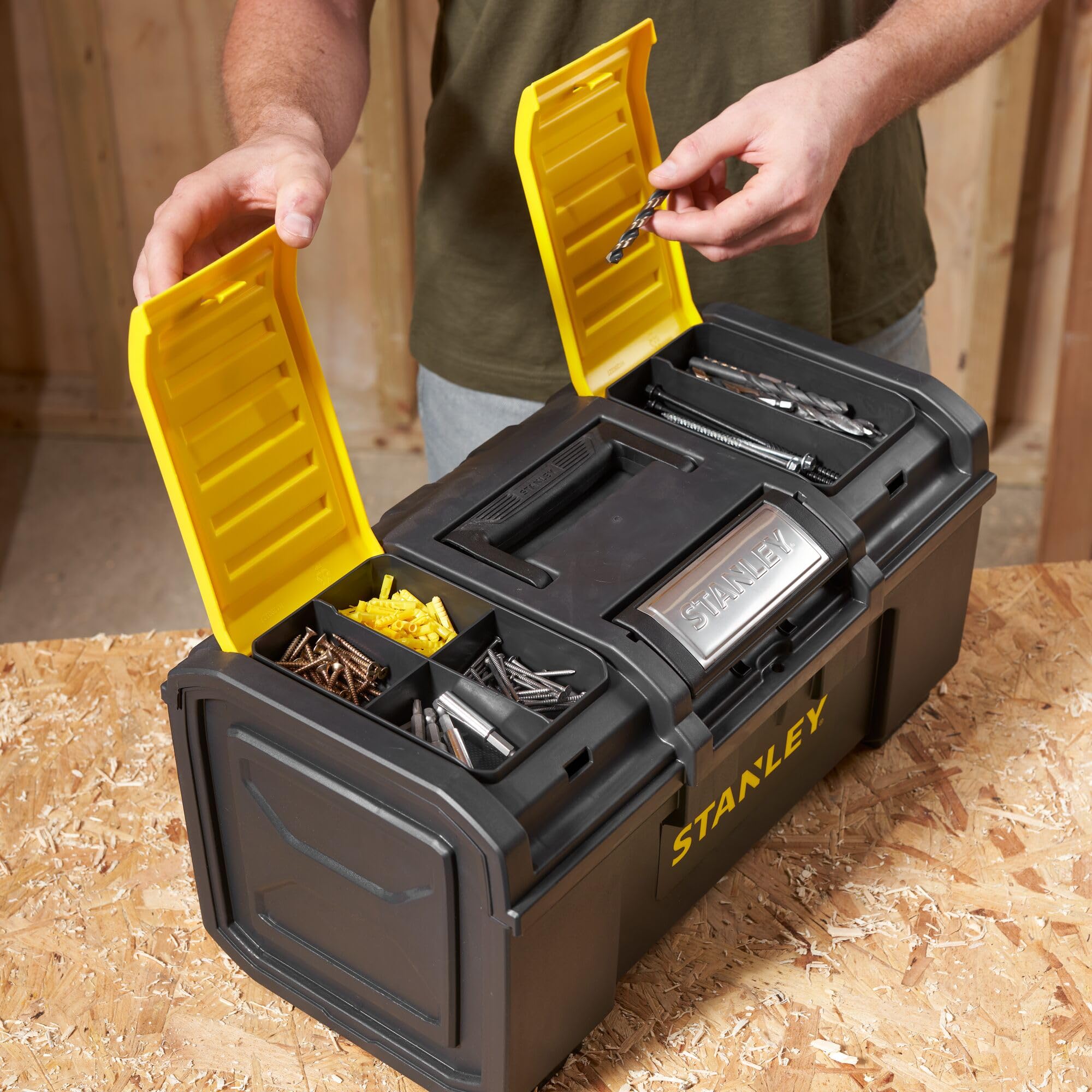Stanley 179217 19-inch One Touch Toolbox DIY - Amazon.com